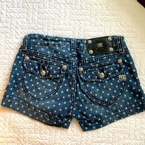 Polka dot Miss Me shorts - Size 25